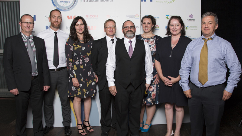 3R leadership team at NZI Sustainable Business Awards 2017