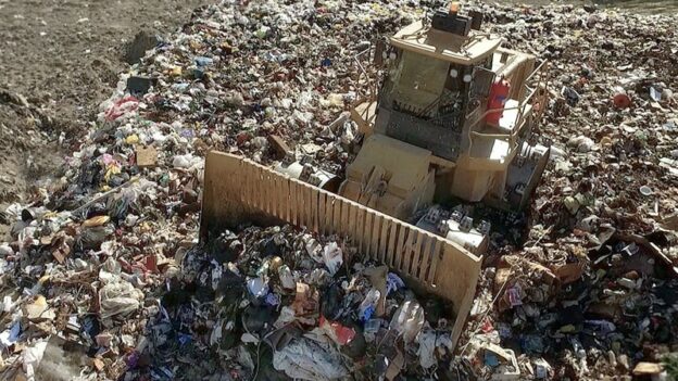 Bulldozer at landfill 3R's take on new government waste strategy