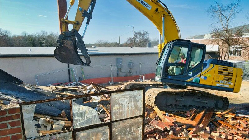 Construction and demolition waste with 3R